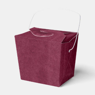 Deep Burgundy Grunge Bedankdoosjes