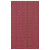 Deep Burgundy Red Birds Pattern Holiday Tablecloth Tafelkleed (Voorkant)