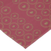 Deep Burgundy Red Heart Pattern Holiday Tablecloth Tafelkleed (Gekanteld)