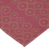 Deep Burgundy Red Leaf Pattern Holiday Tablecloth Tafelkleed (Gekanteld)