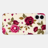 Deep Burgundy Roses Case-Mate iPhone Case (Achterkant (horizontaal))