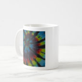 Deep Color Spiral Swirl Tie Koffiemok (Voorkant links)