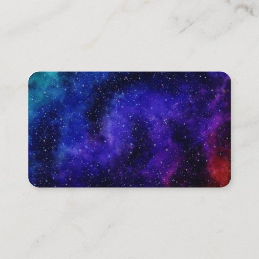 Deep Colorful Galaxy Visitekaartje (Achterkant)