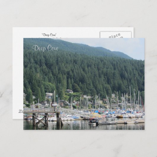Deep Cove, Vancouver, BV. Briefkaart (Voorkant / Achterkant)