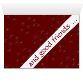 Deep Cranberry Artsy Star (Binenzijde Horizontaal (Onderkant))