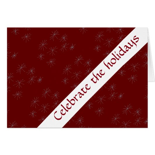 Deep Cranberry Artsy Star (Voorkant Horizontaal)