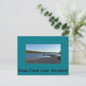 Deep Creek Lake Maryland Briefkaart (Staand voorkant)