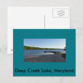 Deep Creek Lake Maryland Briefkaart (Voorkant / Achterkant)