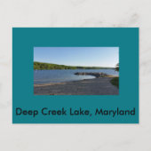 Deep Creek Lake Maryland Briefkaart (Voorkant)