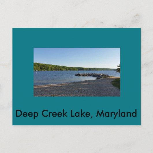 Deep Creek Lake Maryland Briefkaart (Voorkant)