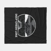 DEEP CREEK LAKE MARYLAND FLEECE DEKEN (Voorkant (Horizontaal))