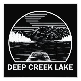 DEEP CREEK LAKE MARYLAND FOTO AFDRUK