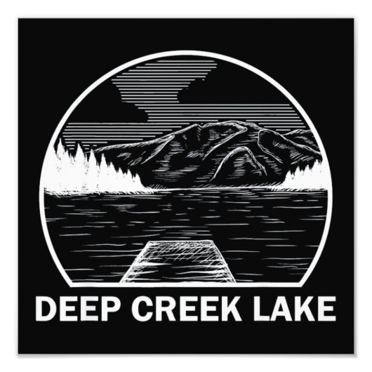 DEEP CREEK LAKE MARYLAND FOTO AFDRUK (Voorkant)