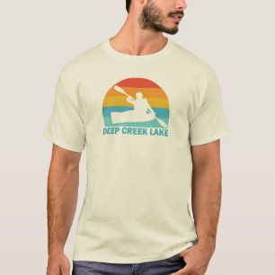 Deep Creek Lake Maryland Kayak T-shirt