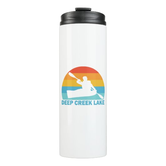 Deep Creek Lake Maryland Kayak Thermosbeker (Voorkant)
