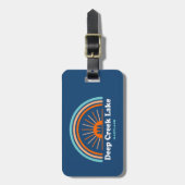 Deep Creek Lake Maryland Rainbow Bagagelabel (Voorkant verticaal)