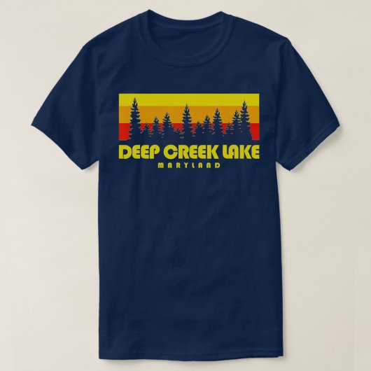 Deep Creek Lake Maryland rees Deep Creek Lake T-shirt (Design voorkant)