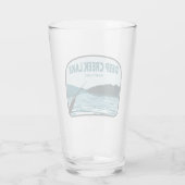 Deep Creek Lake Maryland Vistang Glas (Achterkant)