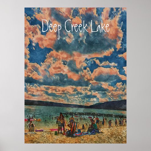 Deep Creek Lake Poster (Voorkant)
