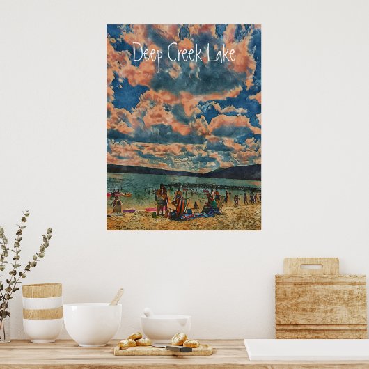 Deep Creek Lake Poster (Keuken)