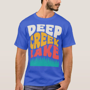 Deep Creek Lake State Park Maryland Typogr T-shirt