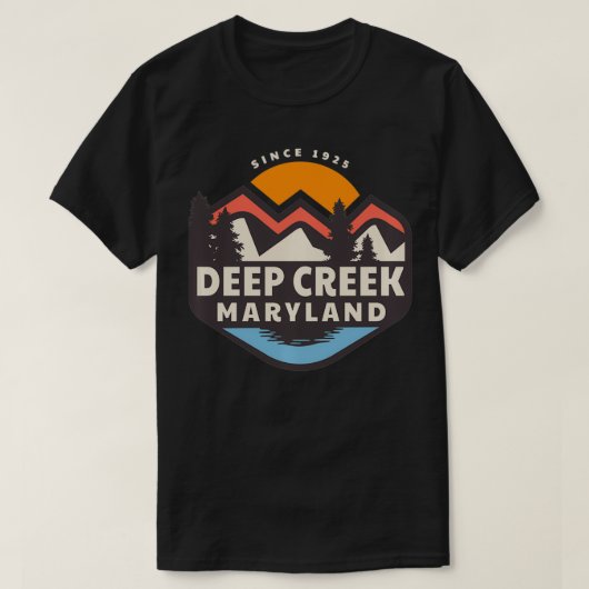 Deep Creek Lake T-shirt (Design voorkant)