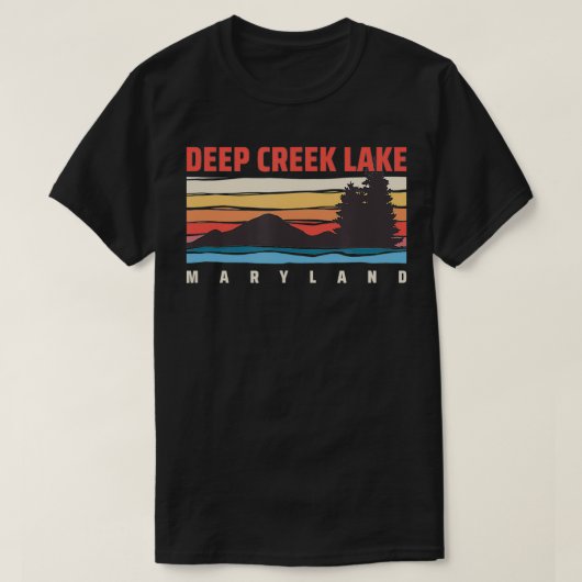 Deep Creek Lake T-shirt (Design voorkant)