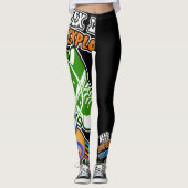 Deep Creek Leggins 2 wedstrijd evenement shirt Leg Leggings (Voorkant)