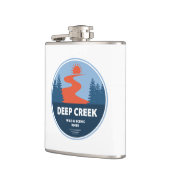 Deep Creek Wild and Schilderachtig River Idaho Heupfles (Links)