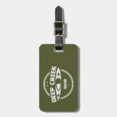 Deep Creek Wild and Schilderachtig River Idaho Kay Bagagelabel (Voorkant verticaal)