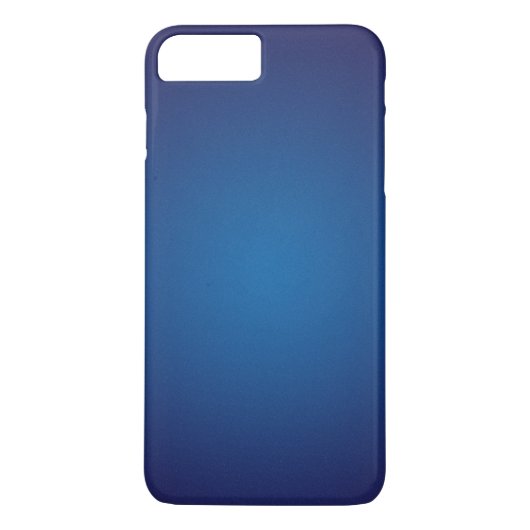 Deep Dark Blue Grainy Vignette Case-Mate iPhone Case (Achterkant)