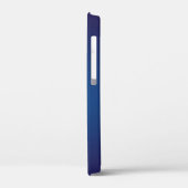 Deep Dark Blue Grainy Vignette Case-Mate iPhone Case (Achterkant / Links)