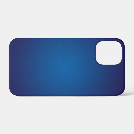 Deep Dark Blue Grainy Vignette Case-Mate iPhone Case (Achterkant (horizontaal))