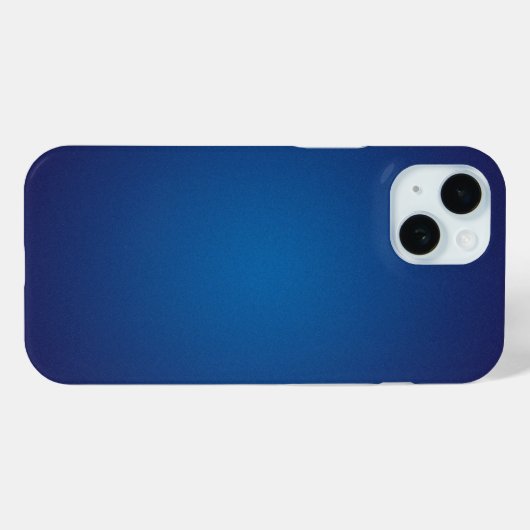 Deep Dark Blue Grainy Vignette Case-Mate iPhone Case (Achterkant (horizontaal))