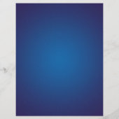 Deep Dark Blue Grainy Vignette Flyer (Achterkant)