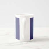 Deep Dark Blue Grainy Vignette Porselein Kop (Achterkant)