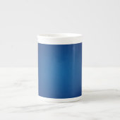 Deep Dark Blue Grainy Vignette Porselein Kop (Voorkant)