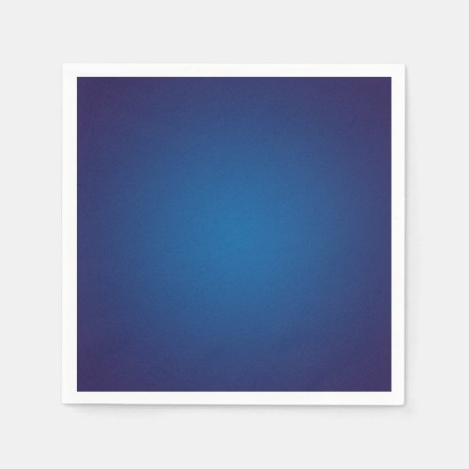 Deep Dark Blue Grainy Vignette Servet (Voorkant)