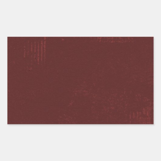 DEEP DARK RICH MAROON RED BURGUNDY TEXTURE TEMPLAT RECHTHOEKIGE STICKER (Voorkant)