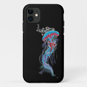Deep Descent FluorescentJellyfish Case-Mate iPhone Case