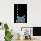 "Deep Descent" Octopus Fine Art Print (Thuiskantoor)