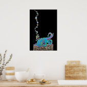 "Deep Descent" Octopus Fine Art Print (Keuken)