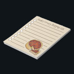 Deep Dish Pepperoni Pizza Grocery Shopping List Notitieblok<br><div class="desc">Het ontwerp van het de notitiepad van de lijst-Stijl kenmerkt een originele tellerillustratie van een diep schaaltje van Chicago pizzaart. Pas je aan met je informatie. Er zijn ook veel extra geïllustreerde notitieblokken beschikbaar in deze winkel. Dit ontwerp is ook beschikbaar op andere producten. Zie je niet wat je zoekt?...</div>