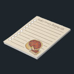 Deep Dish Pepperoni Pizza Grocery Shopping List Notitieblok<br><div class="desc">Het ontwerp van het de notitiepad van de lijst-Stijl kenmerkt een originele tellerillustratie van een diep schaaltje van Chicago pizzaart. Pas je aan met je informatie. Er zijn ook veel extra geïllustreerde notitieblokken beschikbaar in deze winkel. Dit ontwerp is ook beschikbaar op andere producten. Zie je niet wat je zoekt?...</div>