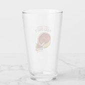 Deep Dish Pepperoni Pizza Pie Birthday Party Glas (Achterkant)