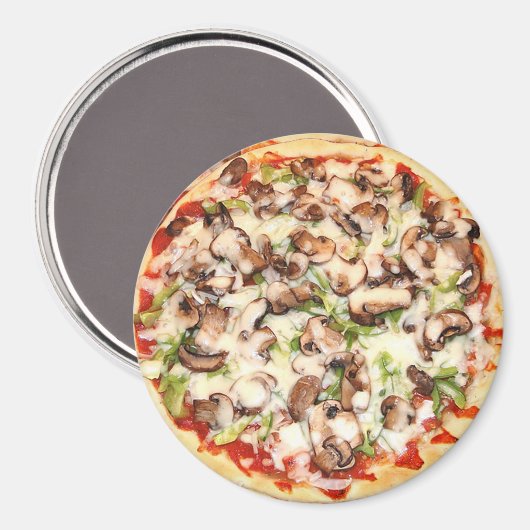 Deep Dish Pizza Holiday Magnet (Voorkant / Achterkant)