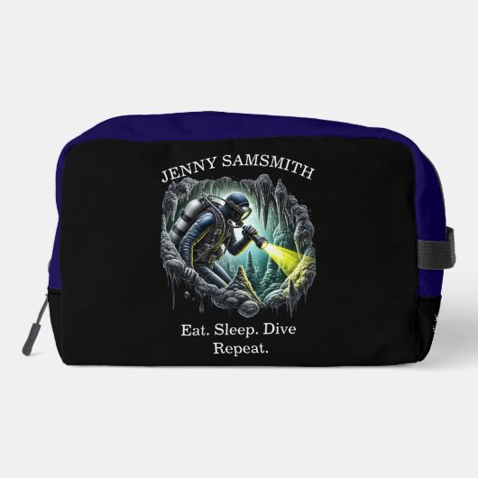 Deep Dive toilettas: plezier ontmoet functie! Toilettasje (Achterkant)