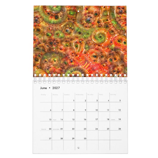 Deep Dream Calendar Kalender (Jun 2027)