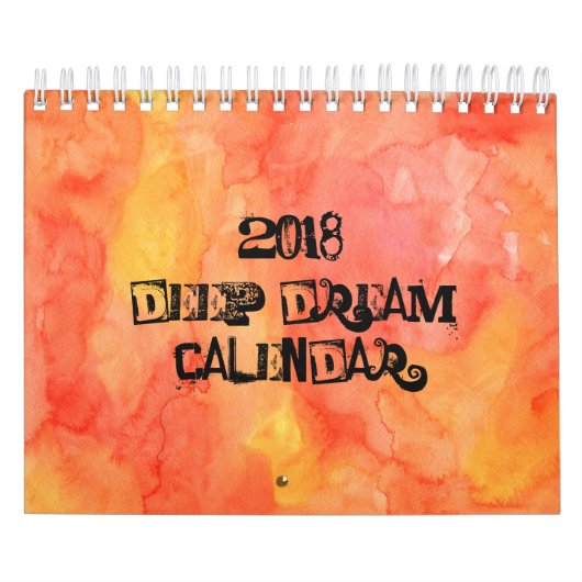 Deep Dream Calendar Kalender (Hoes)