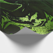 Deep Earth Marble Cali Emerald Green Abstract Cadeaupapier (Hoek)